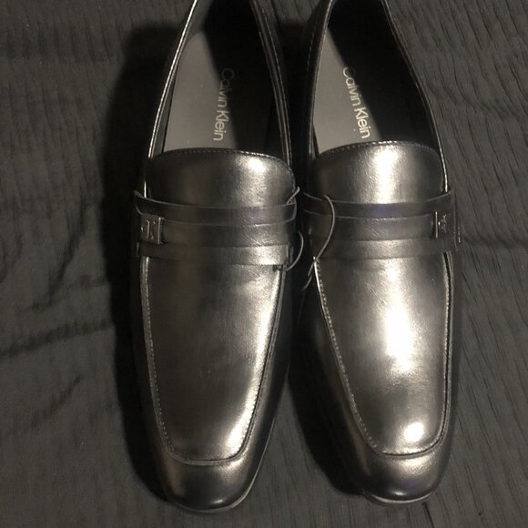 Calvin Klein Other - Calvin Klein Men's Dress Shoes, Size 9.5, CMJIMNON-R, Solid Black, Slip-On